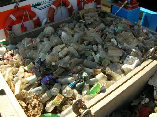 The reason for the need for this high-tech new litter boat . . . © NSW Maritime